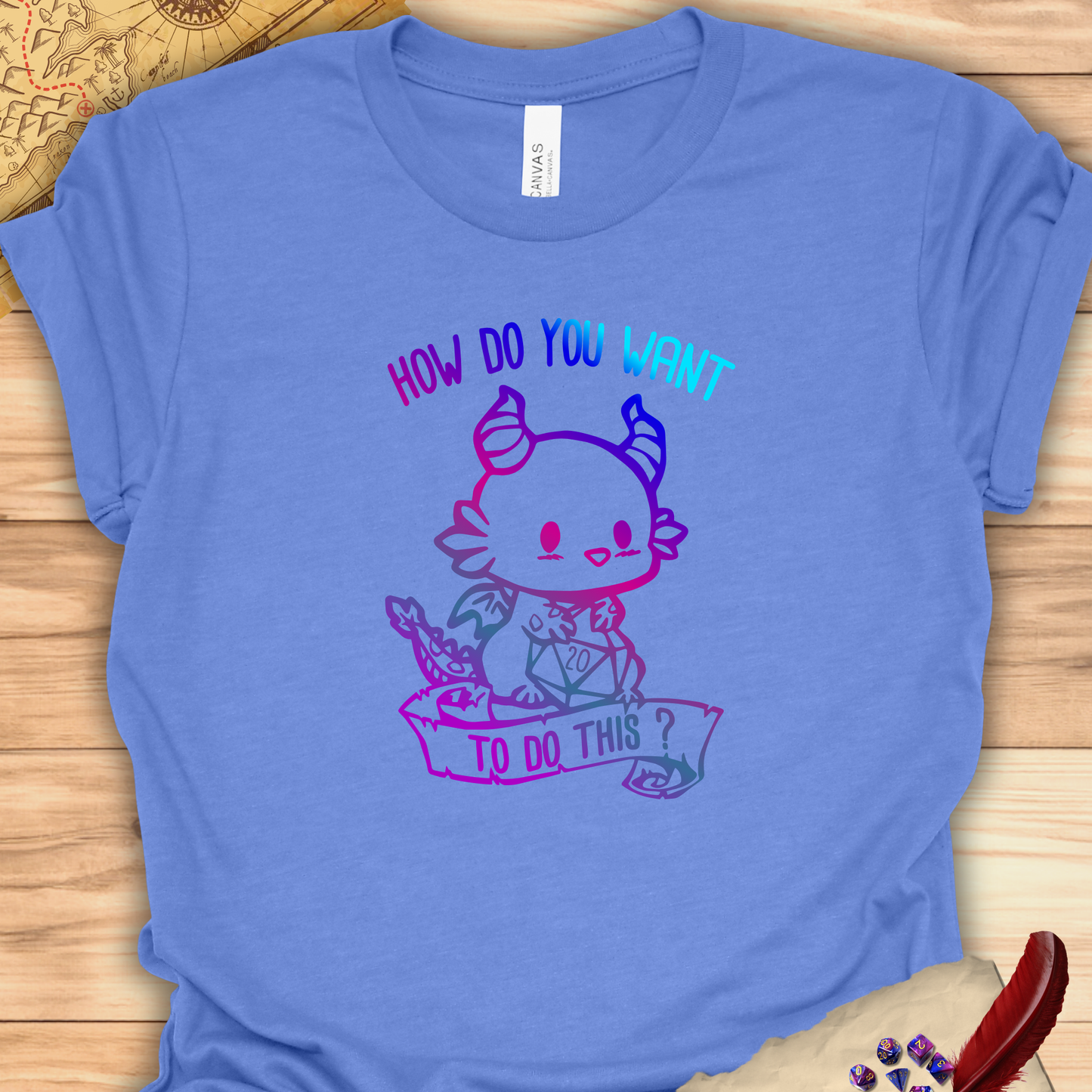 How do you want to do this? - Carme T-shirt Multicolour purple