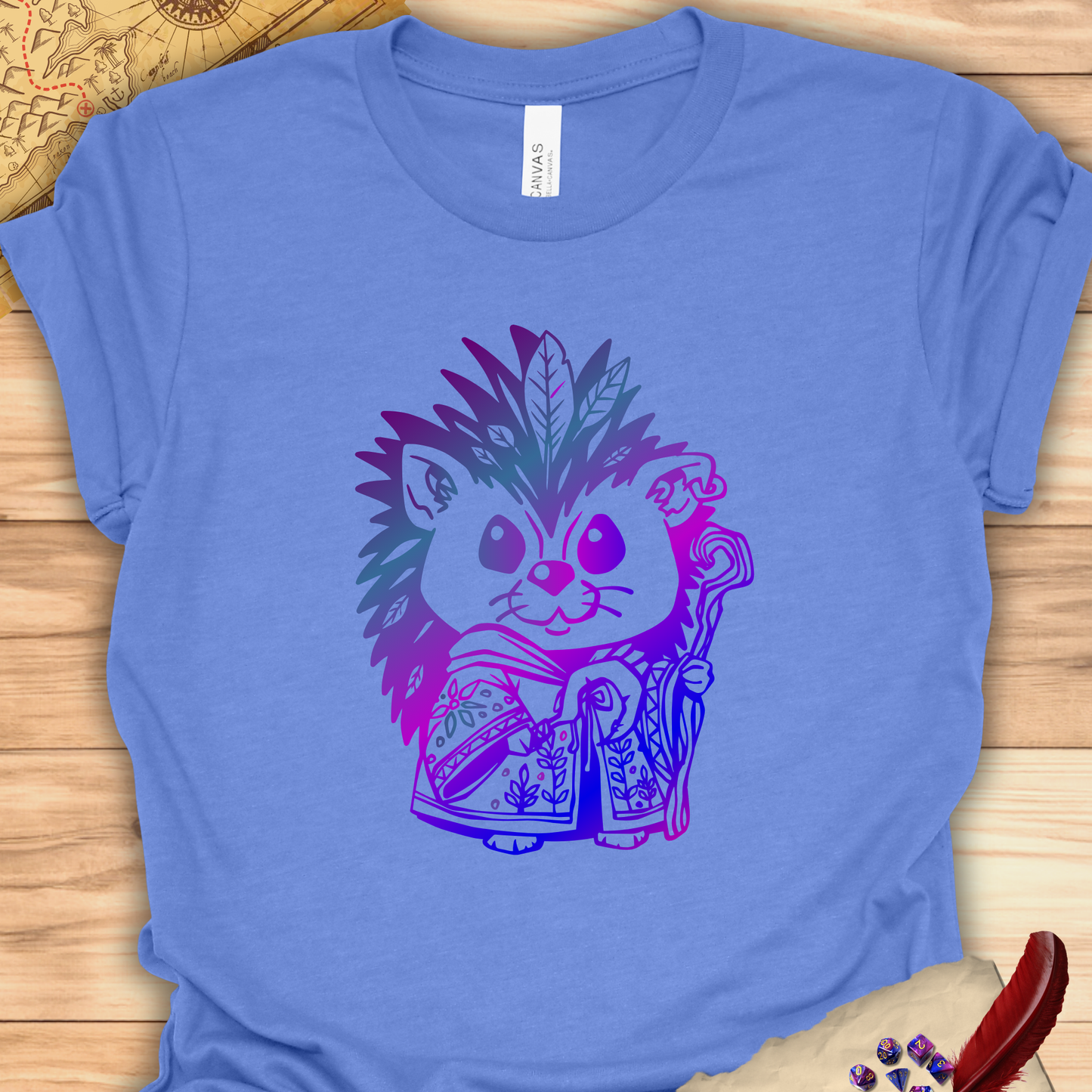 Russell the Hedgehog - Druid T-Shirt Multicolour