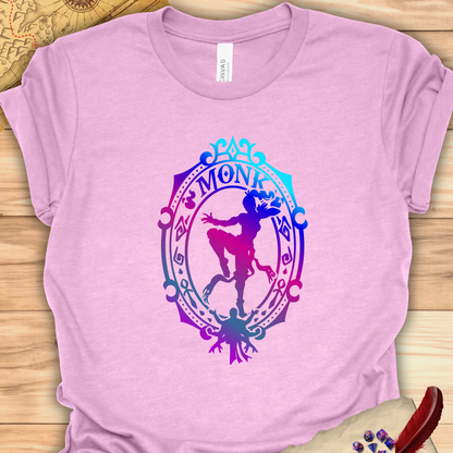 Monk 2 Emblem - T-Shirt Multicolour purple