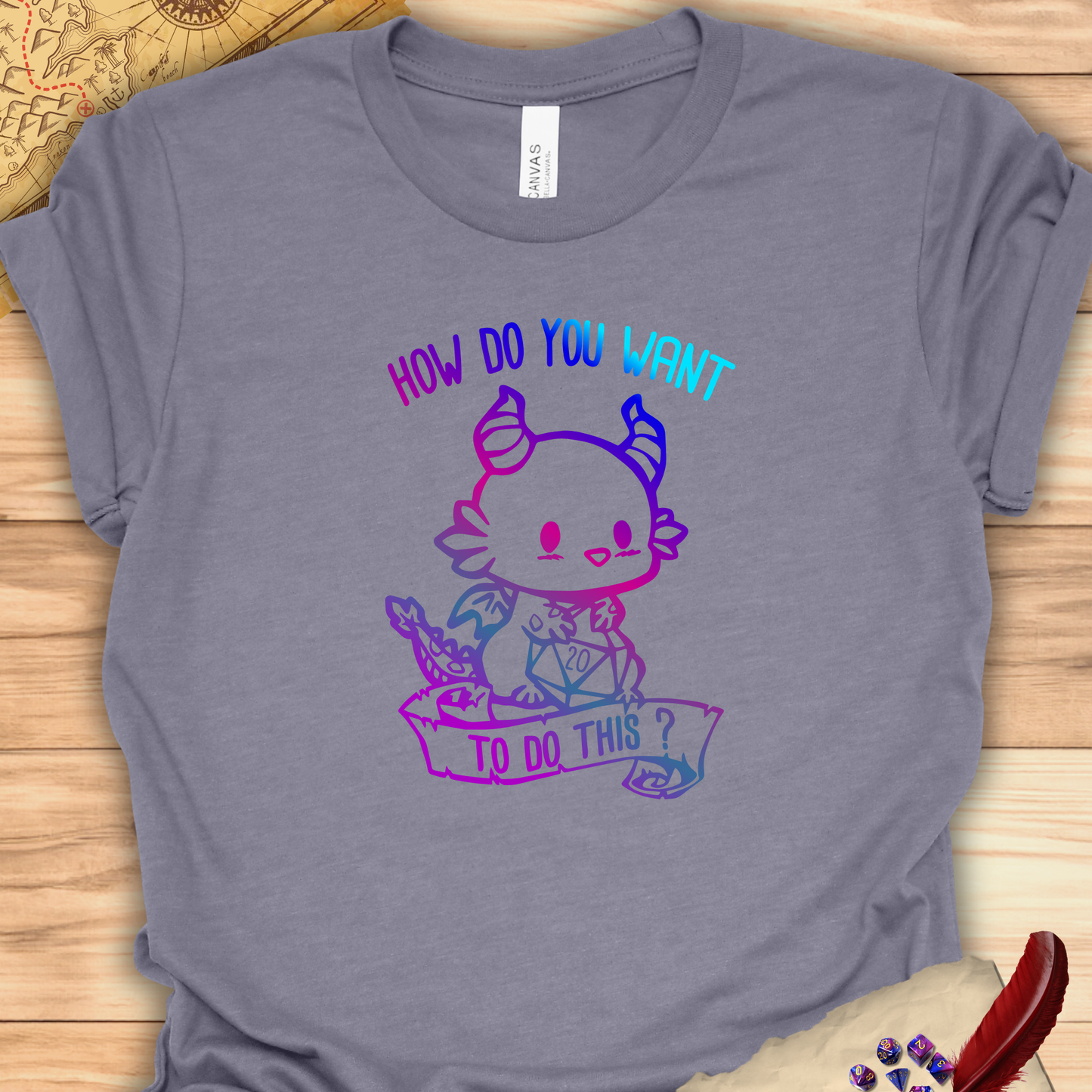 How do you want to do this? - Carme T-shirt Multicolour purple