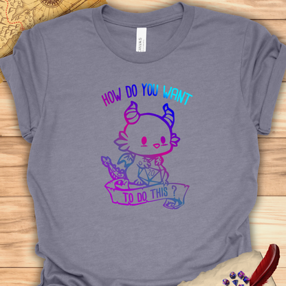 How do you want to do this? - Carme T-shirt Multicolour purple