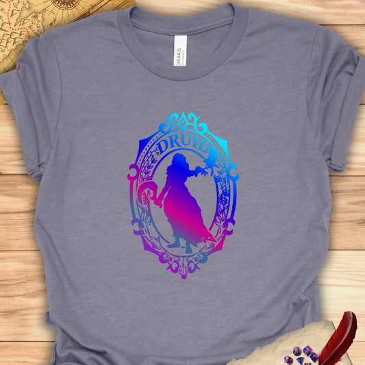 Druid Emblem - T-Shirt Multicolour purple