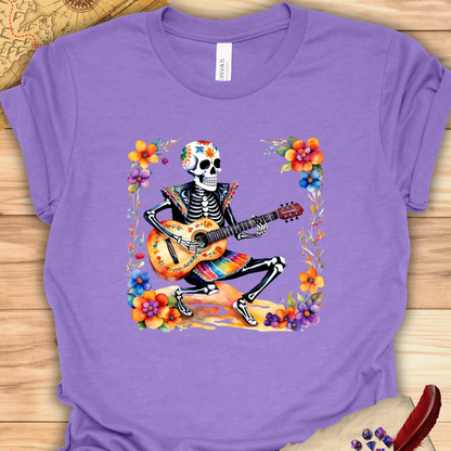 Día de los Muertos bard - Day of the Dead T-shirt