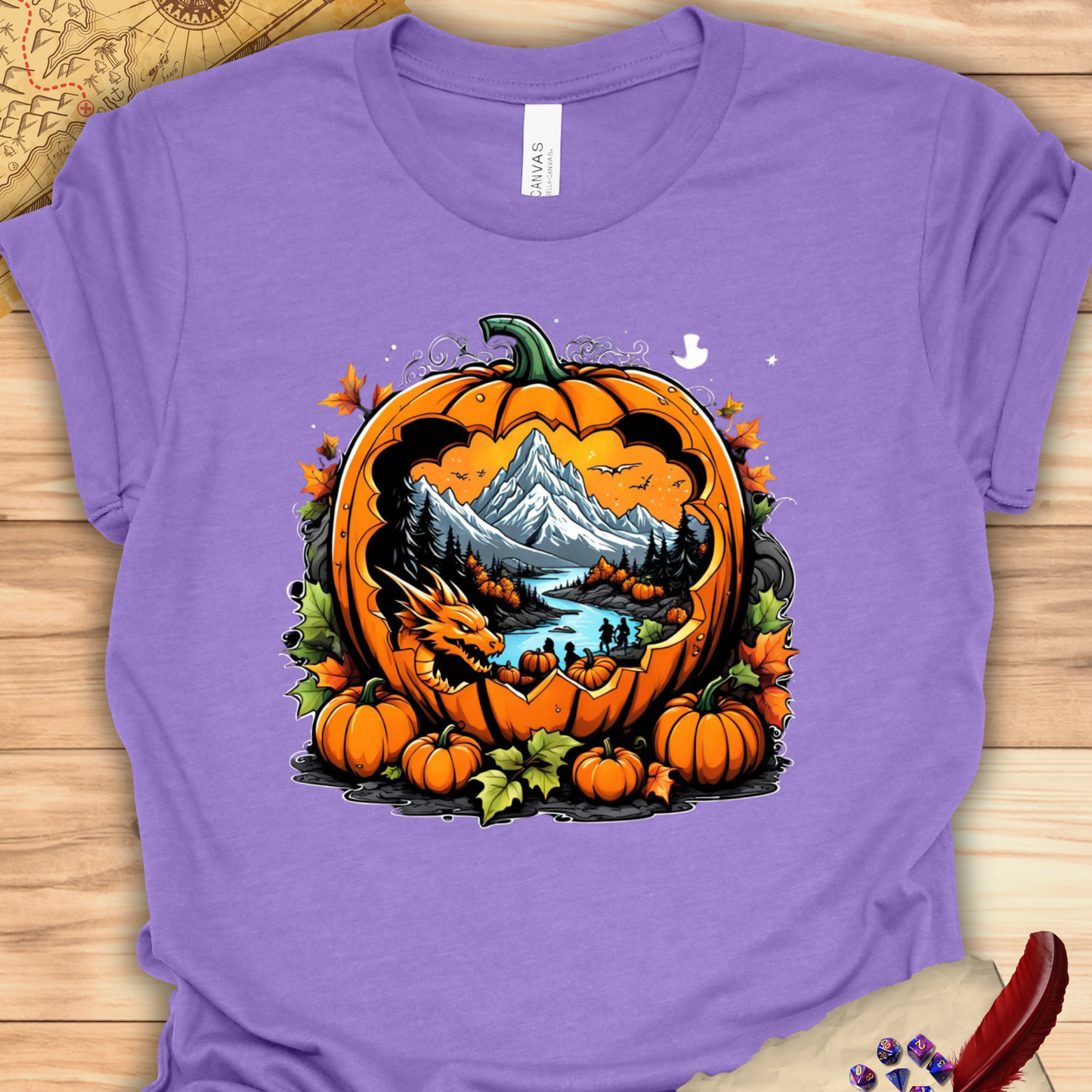 Pumpkin Mountain Scene