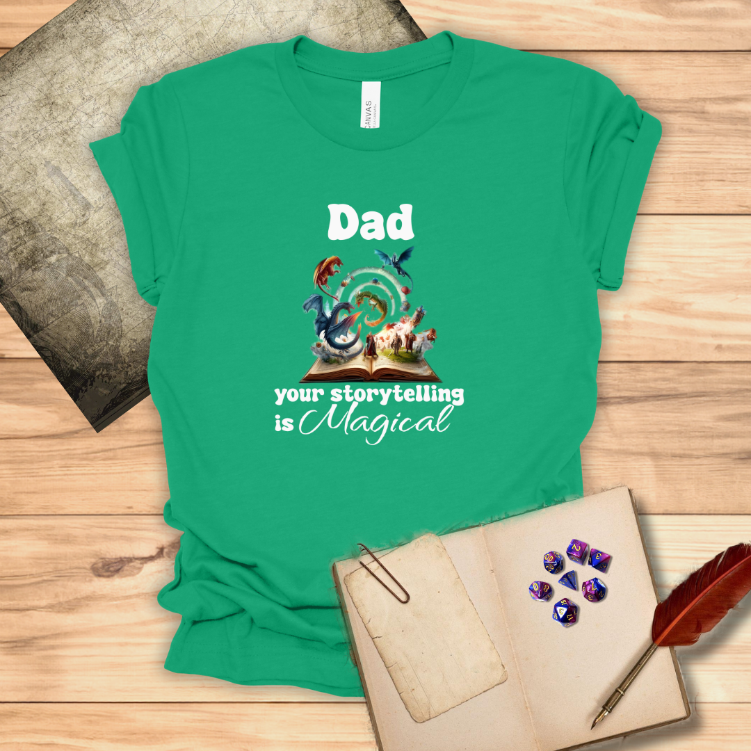 Dad DM Magical Storytelling DND T-Shirt