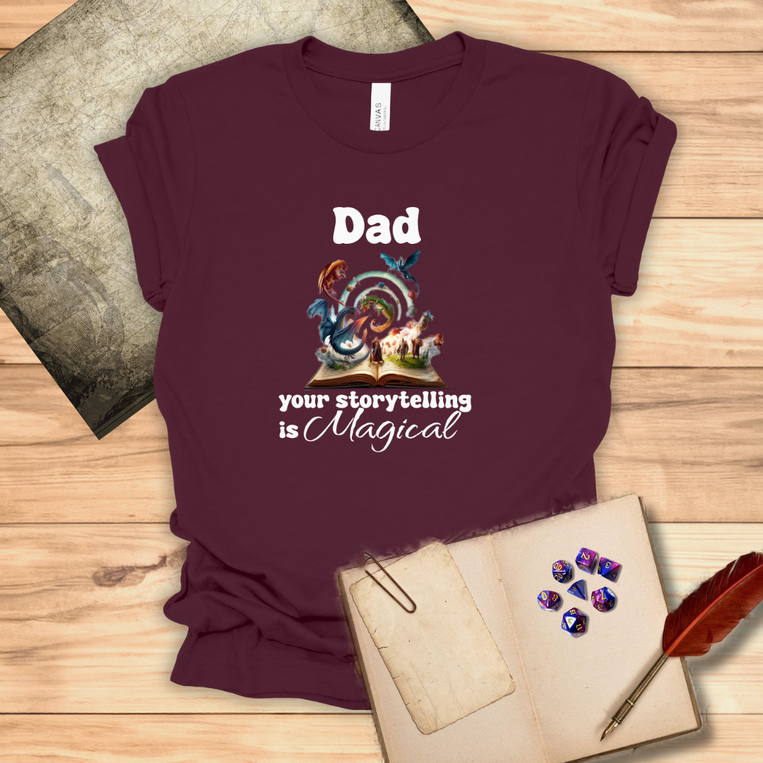 Dad DM Magical Storytelling DND T-Shirt