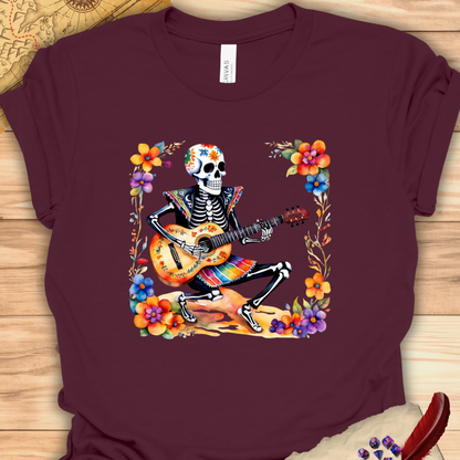 Día de los Muertos bard - Day of the Dead T-shirt