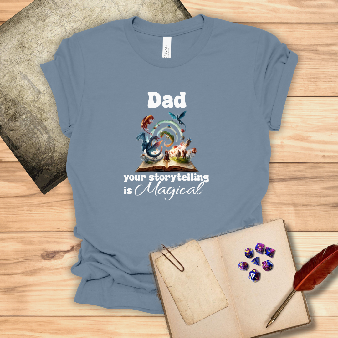 Dad DM Magical Storytelling DND T-Shirt