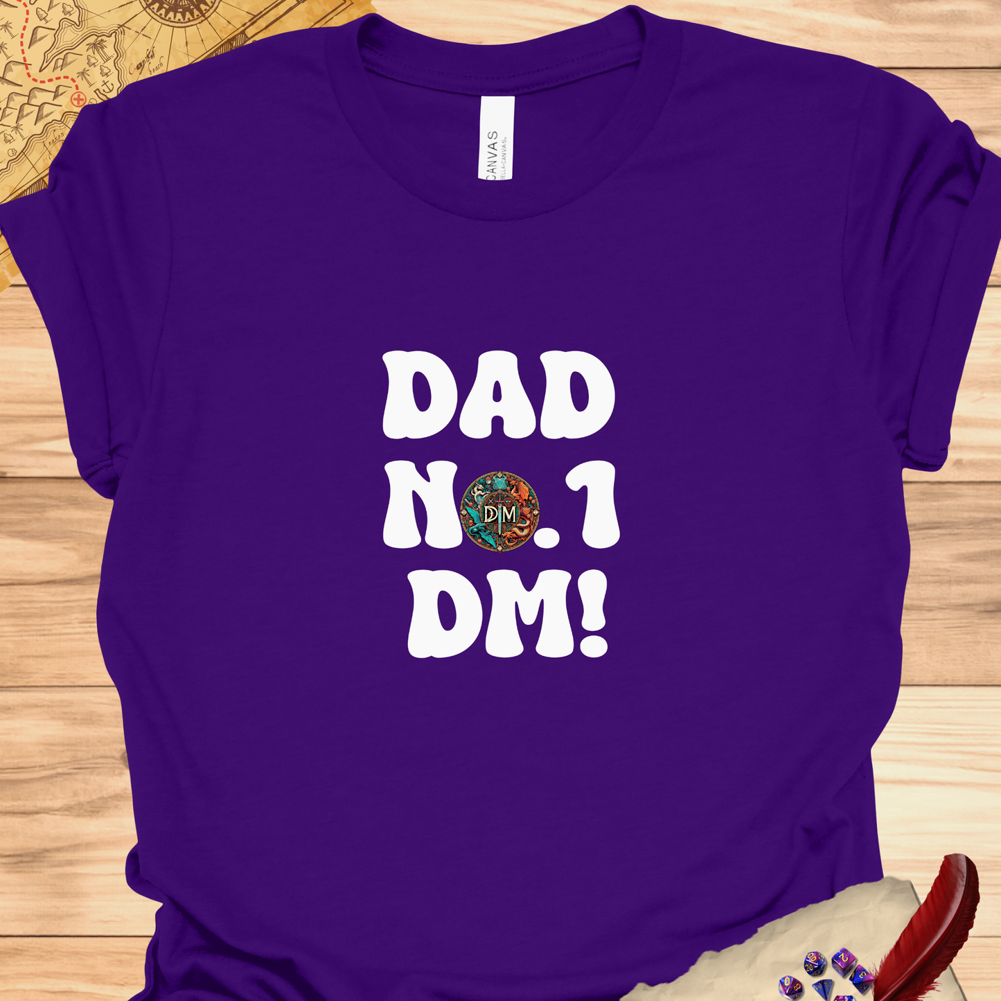 Dad No. 1 DM DND T-Shirt