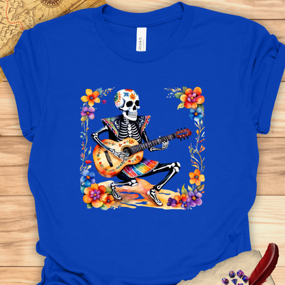 Día de los Muertos bard - Day of the Dead T-shirt