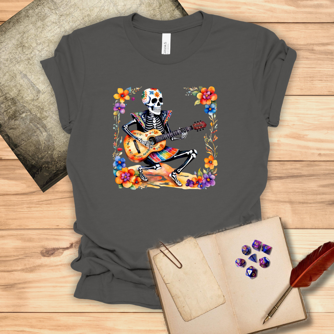 Día de los Muertos bard - Day of the Dead T-shirt