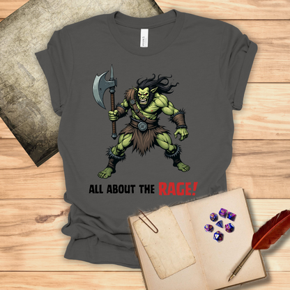 Half-Orc barbarian - Rage!