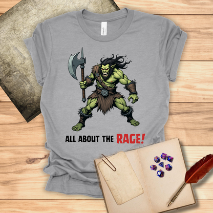 Half-Orc barbarian - Rage!