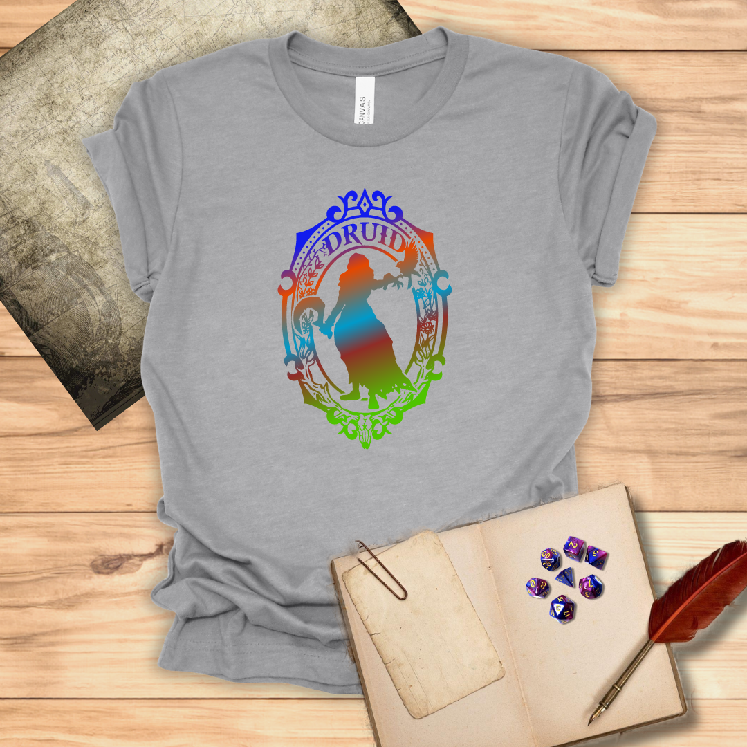 Druid Emblem - T-Shirt Multicolour green