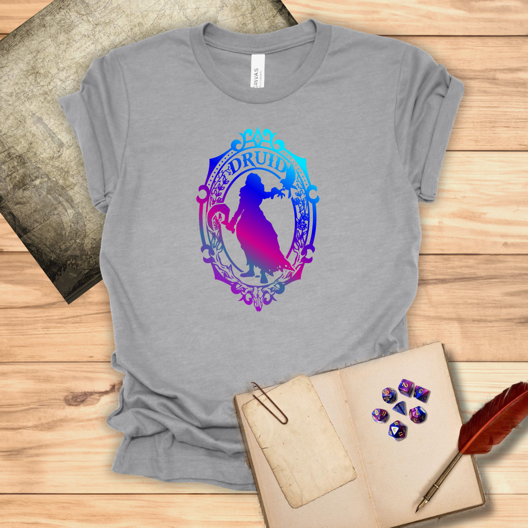 Druid Emblem - T-Shirt Multicolour purple