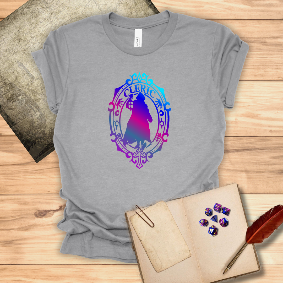 Cleric Emblem - T-Shirt Multicolour purple