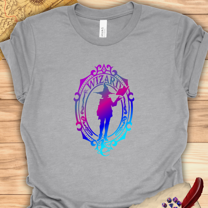 Wizard Emblem - T-Shirt Multicolour purple