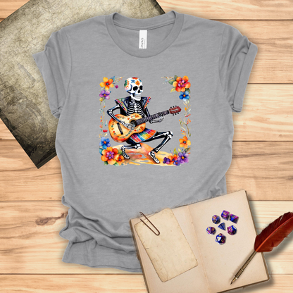 Día de los Muertos bard - Day of the Dead T-shirt