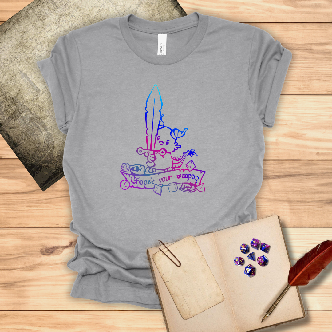 Choose your weapon - Carme T-shirt Multicolour purple