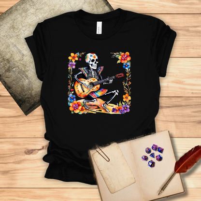 Día de los Muertos bard - Day of the Dead T-shirt