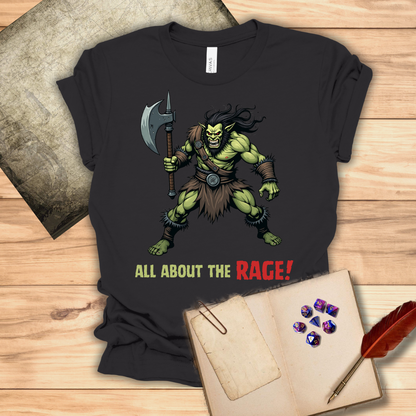 Half-Orc barbarian - Rage!