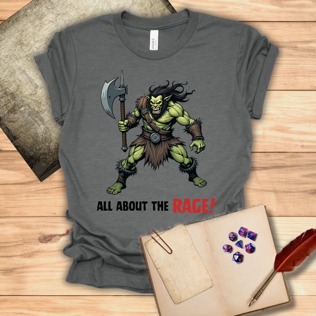 Half-Orc barbarian - Rage!