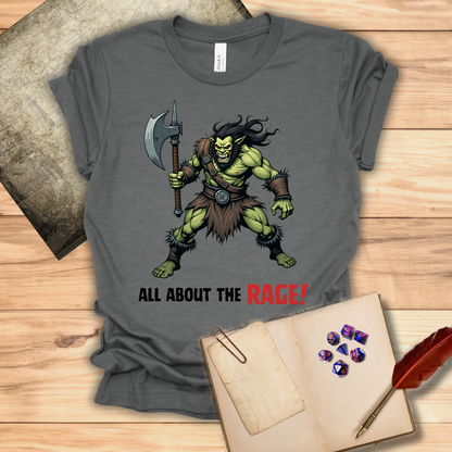 Half-Orc barbarian - Rage!