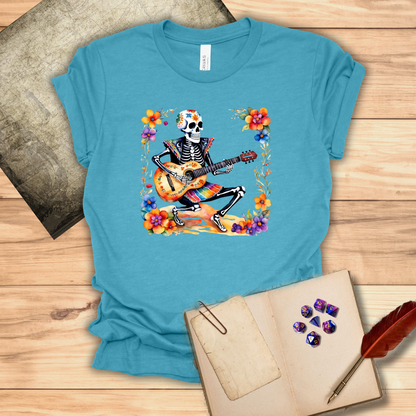 Día de los Muertos bard - Day of the Dead T-shirt