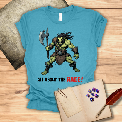 Half-Orc barbarian - Rage!