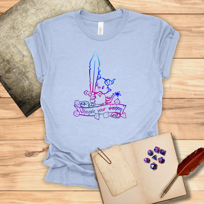 Choose your weapon - Carme T-shirt Multicolour purple