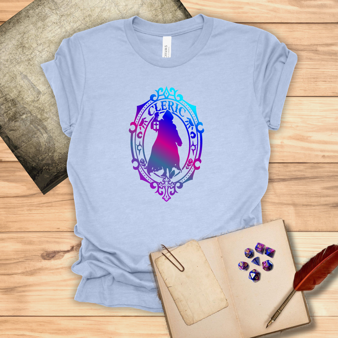 Cleric Emblem - T-Shirt Multicolour purple