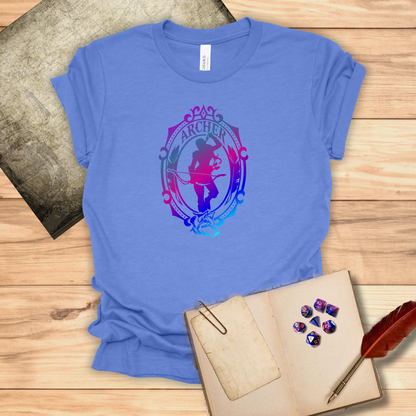 Archer Emblem - T-Shirt Multicolour purple