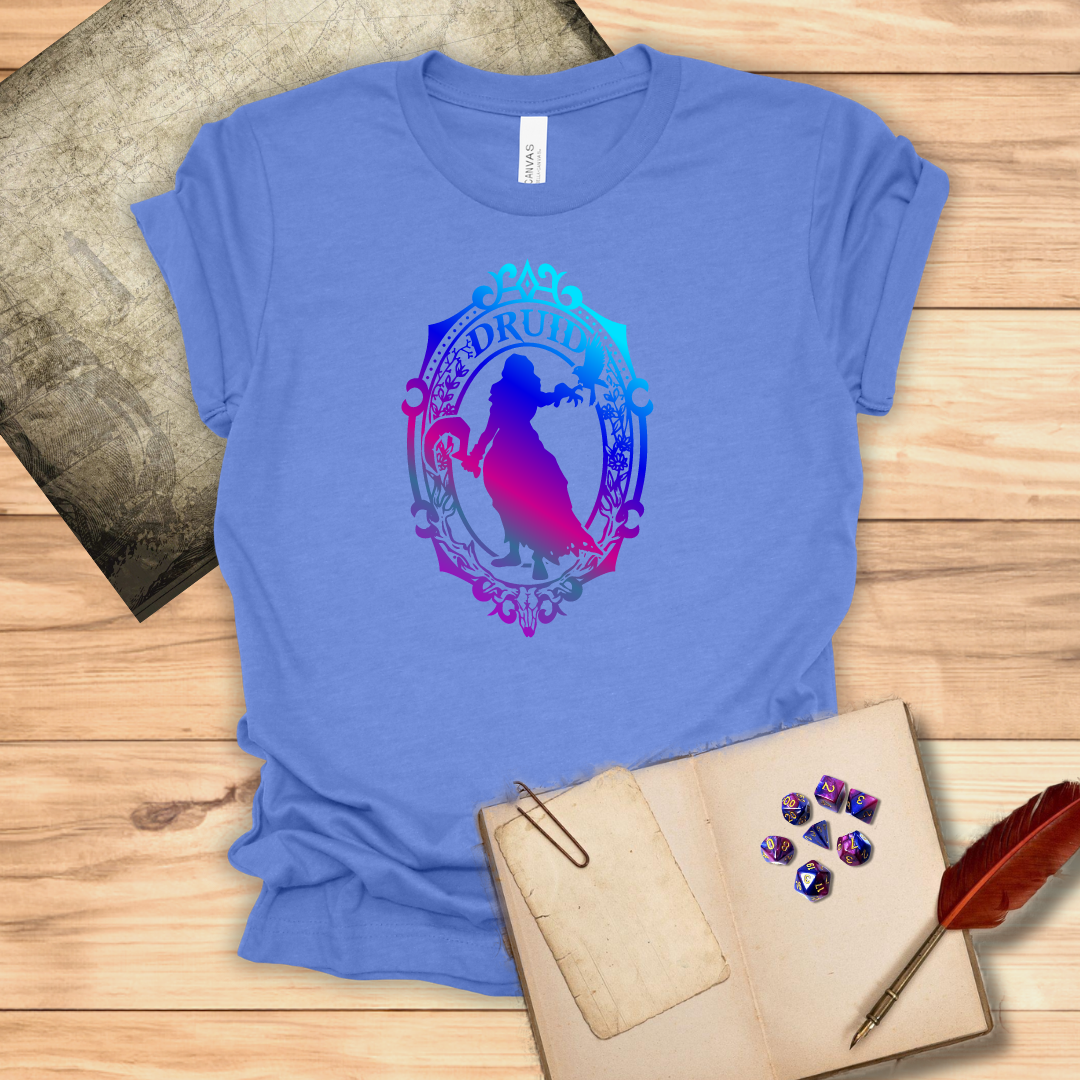 Druid Emblem - T-Shirt Multicolour purple