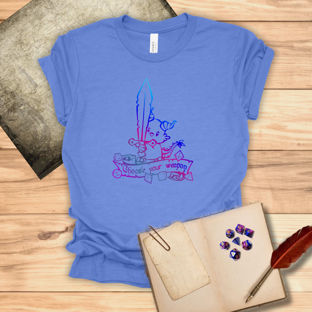 Choose your weapon - Carme T-shirt Multicolour purple