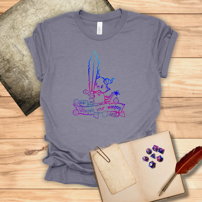 Choose your weapon - Carme T-shirt Multicolour purple