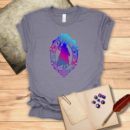 Cleric Emblem - T-Shirt Multicolour purple