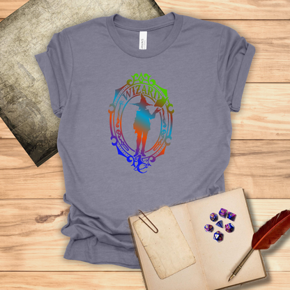 Wizard Emblem - T-Shirt Multicolour green