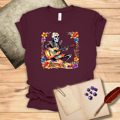 Día de los Muertos bard - Day of the Dead T-shirt