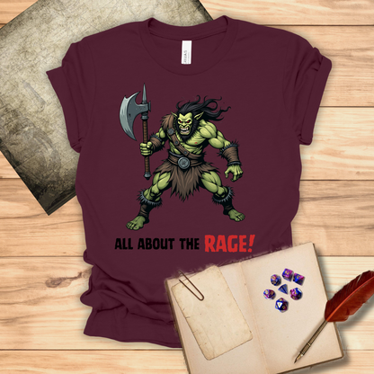 Half-Orc barbarian - Rage!