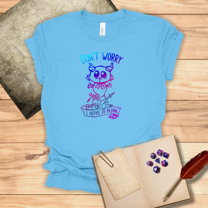 Don't worry I have a plan - Carme T-shirt Multicolour purple