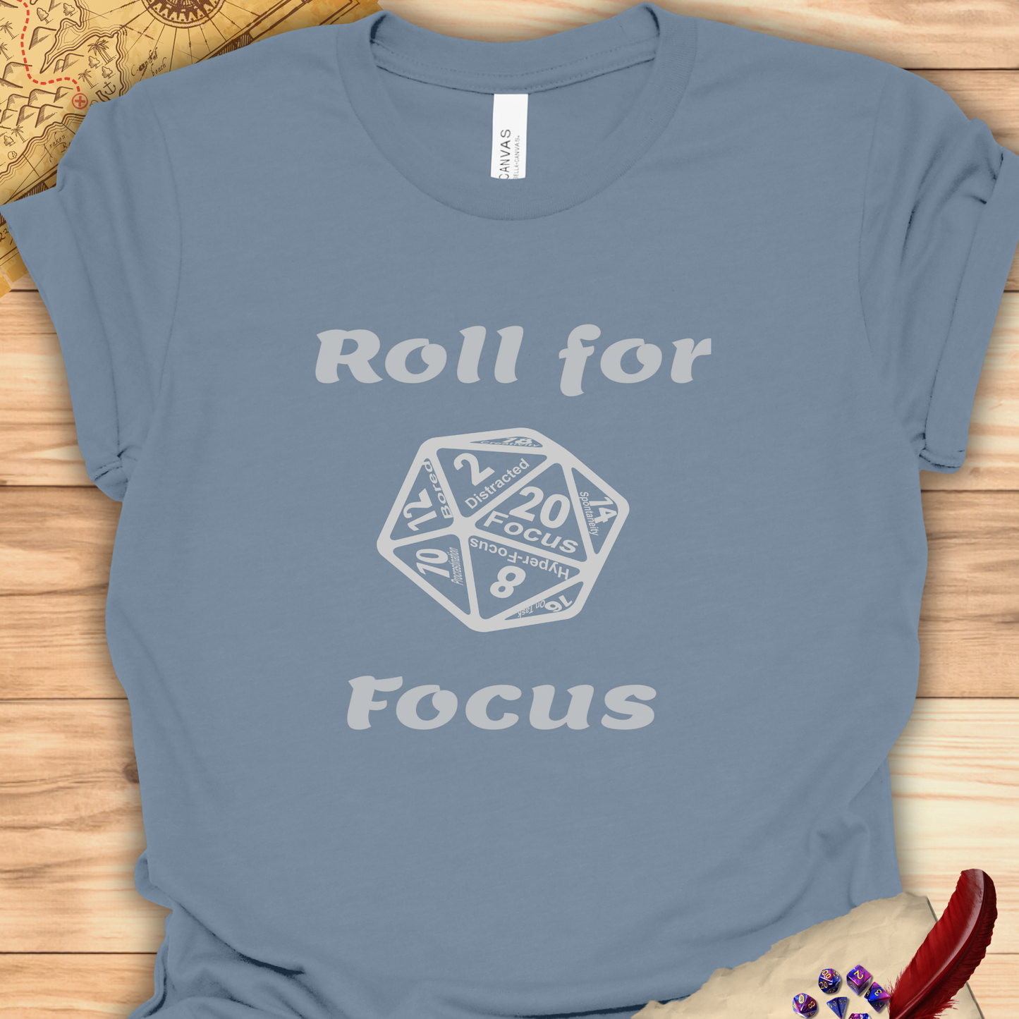 D20 Roll for focus T-Shirt