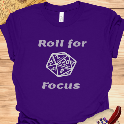 D20 Roll for focus T-Shirt