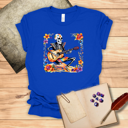 Día de los Muertos bard - Day of the Dead T-shirt